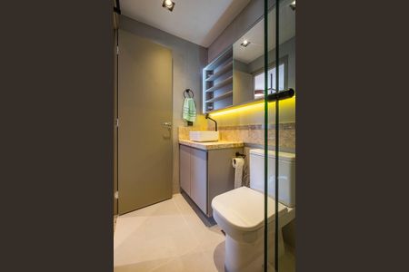 Studio para alugar com 24m², 1 quarto e sem vaga Studio para alugar com 24m², 1 quarto e sem vagaBanheiro