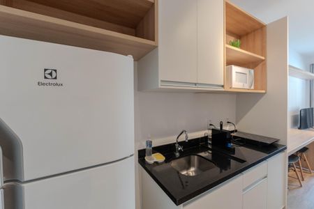 Studio à venda com 25m², 1 quarto e sem vagaCozinha
