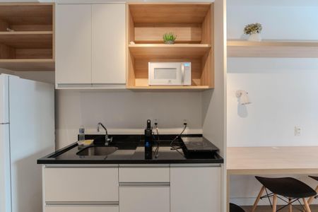 Studio à venda com 25m², 1 quarto e sem vagaCozinha