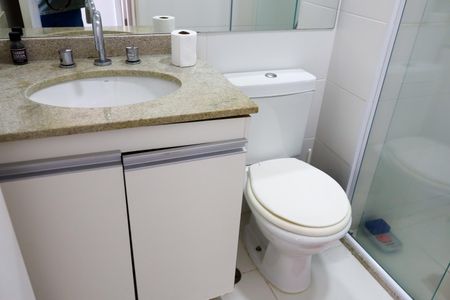 Apartamento para alugar com 120m², 2 quartos e 2 vagasBanheiro da Suíte 1