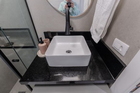 Studio para alugar com 30m², 1 quarto e sem vaga Studio para alugar com 30m², 1 quarto e sem vagaBanheiro Social