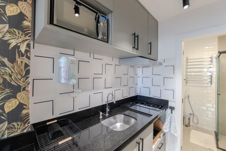 Studio para alugar com 30m², 1 quarto e sem vaga Studio para alugar com 30m², 1 quarto e sem vagaCozinha