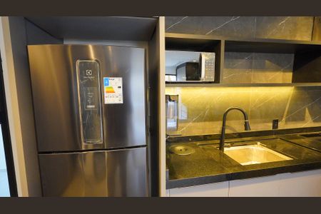 Cozinha de kitnet/studio para alugar com 1 quarto, 40m² em Morro das Pedras, Florianópolis