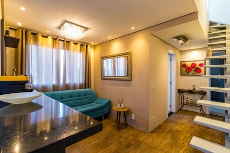 Sala de apartamento à venda com 3 quartos, 84m² em Vila Andrade, São Paulo