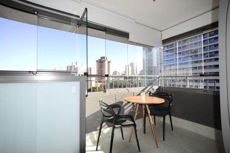 Studio para alugar com 30m², 1 quarto e sem vagaVaranda