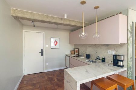 Studio à venda com 37m², 1 quarto e sem vagaCozinha