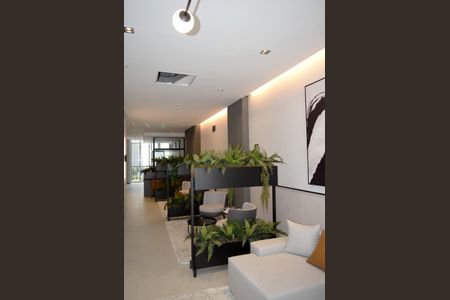 Apartamento para alugar com 32m², 1 quarto e sem vagaHall social