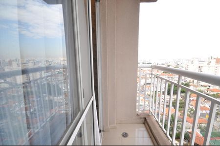 Apartamento à venda com 49m², 2 quartos e 1 vagaSacada da sala