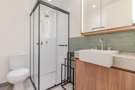 Studio para alugar com 37m², 1 quarto e sem vagaBanheiro