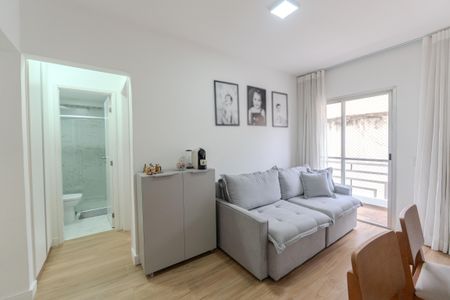 Sala de apartamento à venda com 1 quarto, 35m² em Bela Vista, São Paulo
