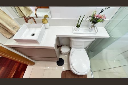 Apartamento à venda com 80m², 3 quartos e 2 vagasBanheiro Social