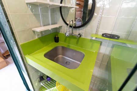 Studio para alugar com 32m², 1 quarto e 1 vaga Studio para alugar com 32m², 1 quarto e 1 vagaBanheiro