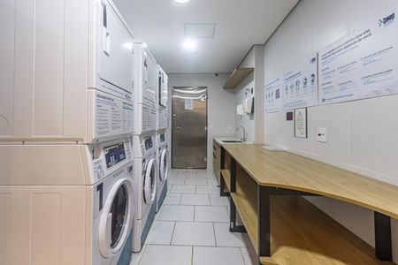 Studio à venda com 25m², 1 quarto e sem vagaLavanderia