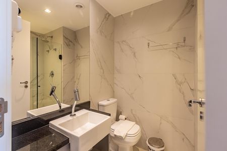 Studio à venda com 25m², 1 quarto e sem vagaBanheiro da Suíte 1