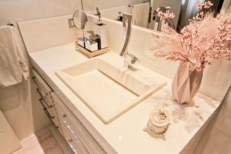 Apartamento à venda com 130m², 3 quartos e 4 vagasBanheiro da Suíte 3