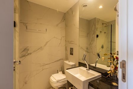 Studio à venda com 25m², 1 quarto e sem vagaBanheiro da Suíte 