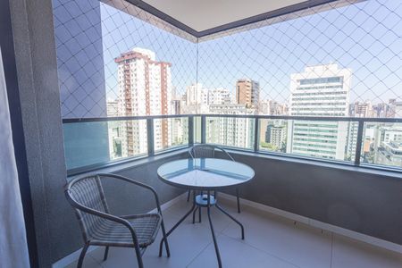Varanda na Sala de apartamento à venda com 3 quartos, 103m² em Funcionários, Belo Horizonte