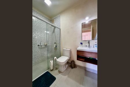 Banheiro de apartamento à venda com 1 quarto, 46m² em Jardim Brasil, Campinas