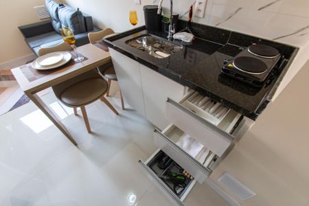 Apartamento à venda com 29m², 1 quarto e sem vaga Apartamento à venda com 29m², 1 quarto e sem vagaCozinha