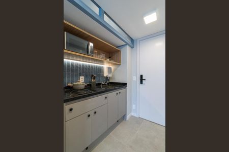 Studio para alugar com 34m², 1 quarto e sem vaga Studio para alugar com 34m², 1 quarto e sem vagaCozinha