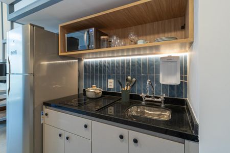 Studio para alugar com 34m², 1 quarto e sem vaga Studio para alugar com 34m², 1 quarto e sem vagaCozinha