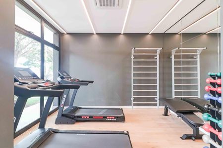 Studio para alugar com 31m², 1 quarto e sem vaga Studio para alugar com 31m², 1 quarto e sem vagaÁrea comum - Academia