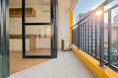 Studio para alugar com 24m², 1 quarto e sem vagaVaranda