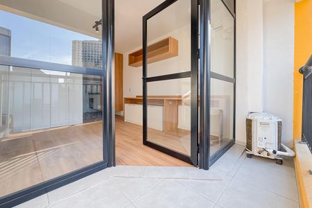 Studio para alugar com 24m², 1 quarto e sem vagaVaranda