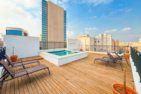 Studio para alugar com 24m², 1 quarto e sem vagaPiscina