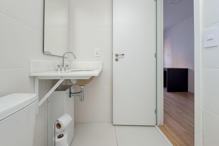 Studio para alugar com 25m², 1 quarto e sem vaga Studio para alugar com 25m², 1 quarto e sem vagaBanheiro