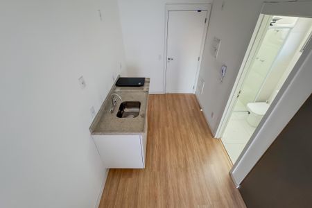 Studio para alugar com 25m², 1 quarto e sem vaga Studio para alugar com 25m², 1 quarto e sem vagaCozinha