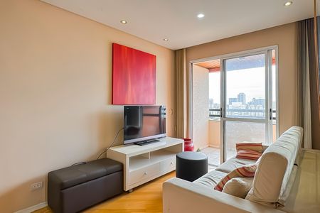 Sala de apartamento para alugar com 3 quartos, 78m² em Chácara Inglesa, São Paulo