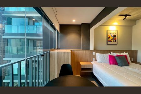 Studio para alugar com 24m², 1 quarto e sem vagaVaranda