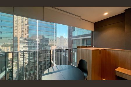 Studio para alugar com 24m², 1 quarto e sem vagaVaranda