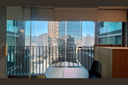 Studio para alugar com 24m², 1 quarto e sem vagaVaranda