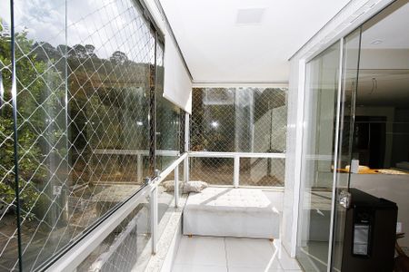 Varanda da Sala de apartamento à venda com 3 quartos, 110m² em Álvaro Camargos, Belo Horizonte