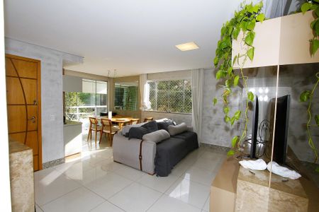 Sala de apartamento à venda com 3 quartos, 110m² em Álvaro Camargos, Belo Horizonte