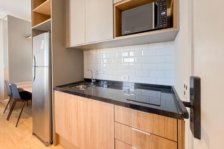 Studio à venda com 22m², 1 quarto e sem vagaCozinha