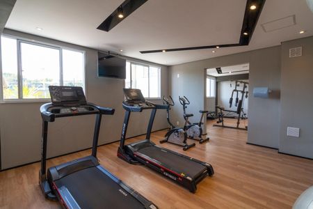 Apartamento para alugar com 41m², 2 quartos e sem vaga Apartamento para alugar com 41m², 2 quartos e sem vagaÁrea comum - Academia