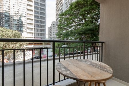 Studio à venda com 27m², 1 quarto e sem vagaVaranda
