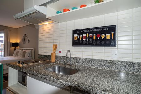 Studio à venda com 28m², 1 quarto e sem vagaCozinha