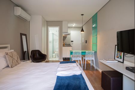 Studio à venda com 28m², 1 quarto e sem vagaSala/Quarto