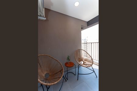 Studio à venda com 28m², 1 quarto e sem vagaVaranda