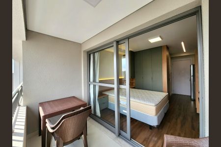 Studio para alugar com 26m², 1 quarto e sem vaga Studio para alugar com 26m², 1 quarto e sem vagaVaranda