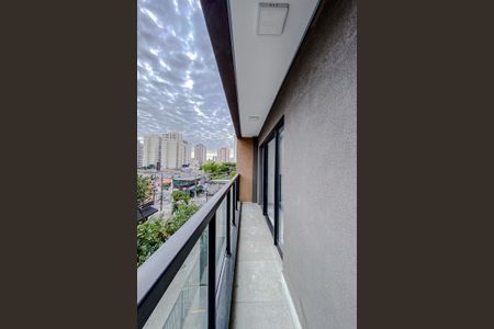 Varanda de kitnet/studio para alugar com 1 quarto, 27m² em Mooca, São Paulo