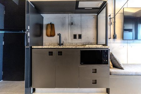 Studio para alugar com 25m², 1 quarto e sem vaga Studio para alugar com 25m², 1 quarto e sem vagaCozinha