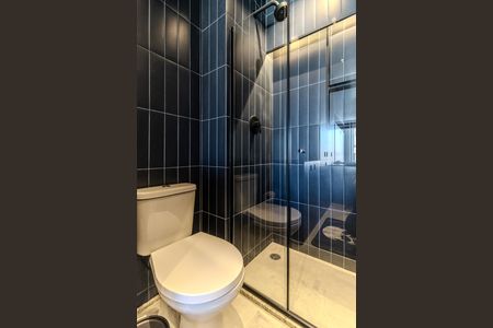 Studio para alugar com 25m², 1 quarto e sem vaga Studio para alugar com 25m², 1 quarto e sem vagaBanheiro