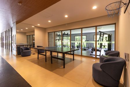 Studio para alugar com 27m², 1 quarto e sem vaga Studio para alugar com 27m², 1 quarto e sem vagaÁrea comum - Jogos