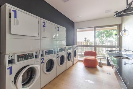 Área comum - Lavanderia de kitnet/studio à venda com 1 quarto, 27m² em Sumarezinho, São Paulo