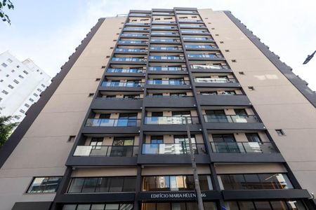 Studio para alugar com 34m², 1 quarto e sem vaga Studio para alugar com 34m², 1 quarto e sem vagaFachada